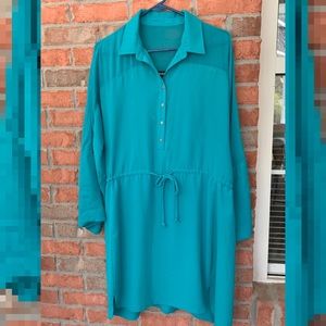 Bebe teal dress